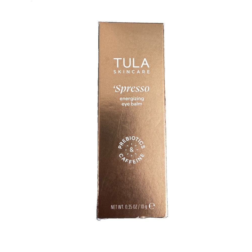 NEW IN BOX TULA SKINCARE 'Spresso Energizing Eye Balm 0.35 oz/10g AMERICANO